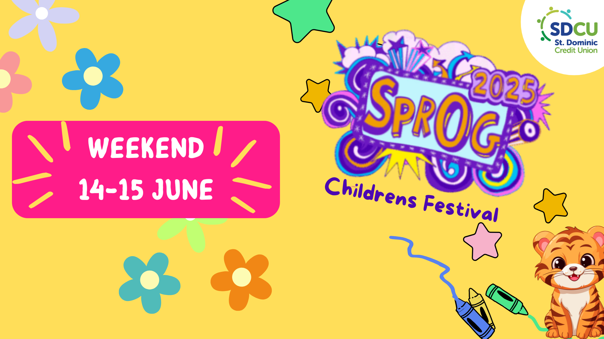 SDCU proud sponsor of SprÓg Festival 2025